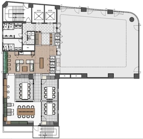 グランファースト芝大門（旧：ラウンドクロス芝大門） 5階 平面図