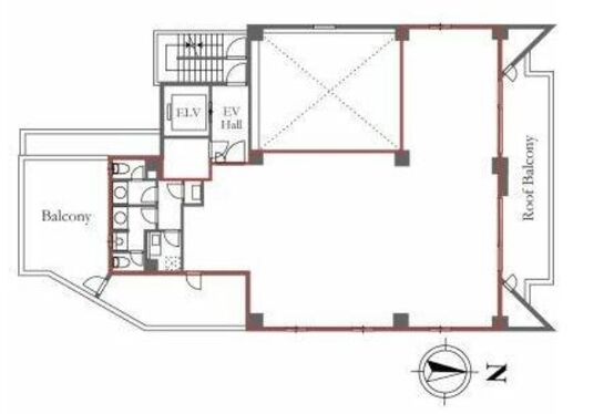 HILLCREST方南町ビル(旧:方南町ビル) 7階 平面図
