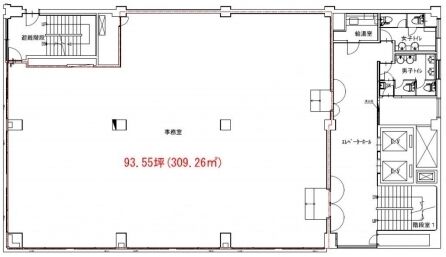 兜町偕成ビル別館 7階 平面図