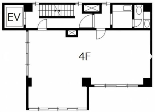 東邦ビル 4階 平面図