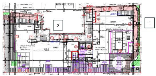 （仮称）港区芝5丁目PJ 1階1 平面図