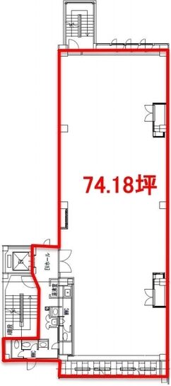 井門九段北ビル 7階 平面図