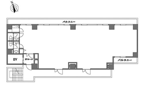 日昇ビル 2階 平面図