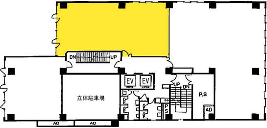 産報佐久間ビル 5階C 平面図