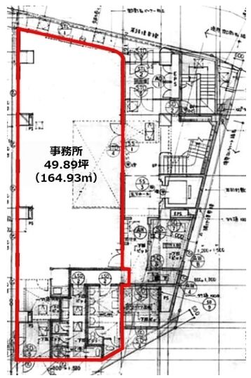 大和代々木ビル 1階 平面図