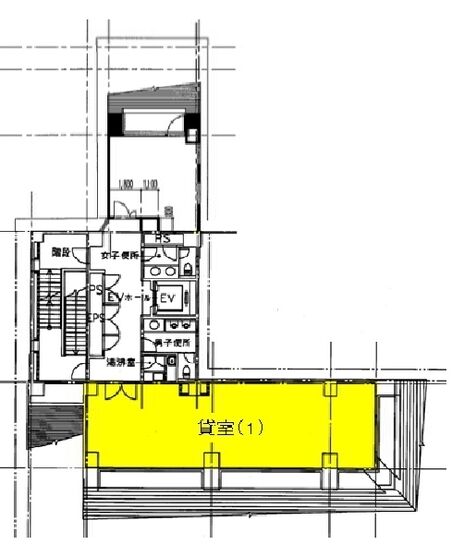 名鉄不動産竹橋ビル 7階1 平面図