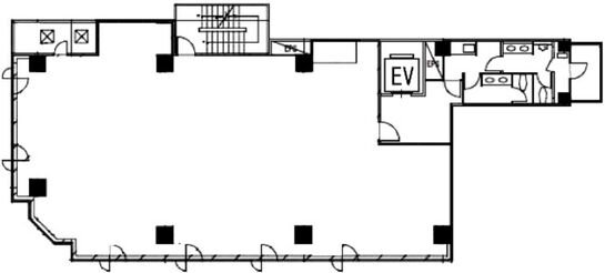 オーキッドプレイス蛎殻町ビル（旧：ヒューリック蛎殻町第二ビル） 6階 平面図