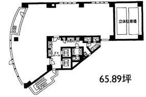 目黒・炭やビル 2階 平面図