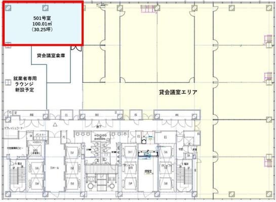 秋葉原ダイビル 5階501 平面図