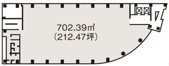 NBF赤坂山王スクエア 6階601 平面図