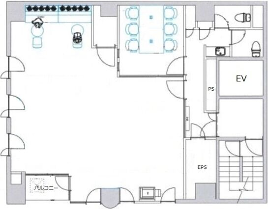 神田IKビル 10階 平面図