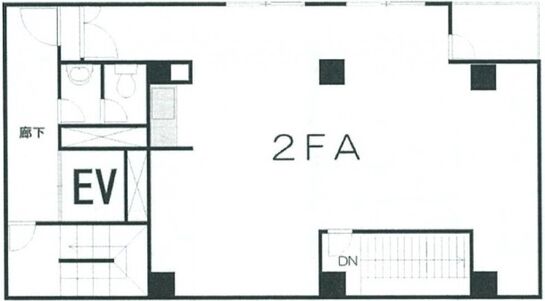 第三中野ビル 2階A 平面図