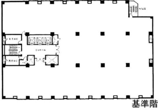 赤坂エイトワンビル 4階 平面図