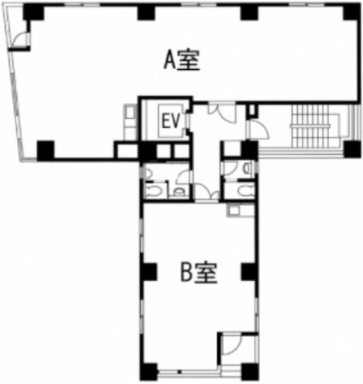 サンデンビル 3階A 平面図