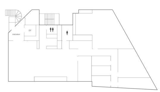 青山NAビル(N.A BLDG.) 2階 平面図