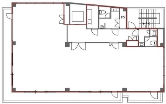 いちご渋谷イーストビル 3階 平面図