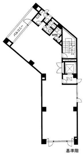 西新宿小林ビル 3階 平面図