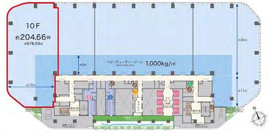 TORANOGATE（トラノゲート） 10階② 平面図