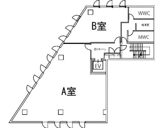 AKASAKA SUGAI BLDG. 2階 平面図