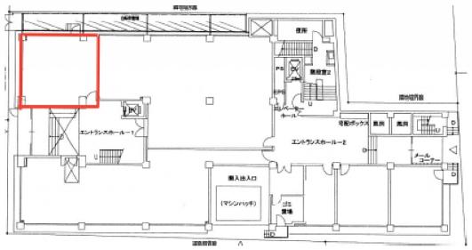 浜町京都ビル 1階 平面図