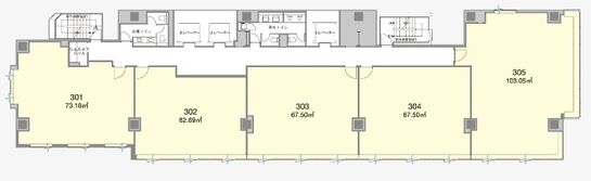 H¹O赤坂(H1O赤坂) 3階302 平面図