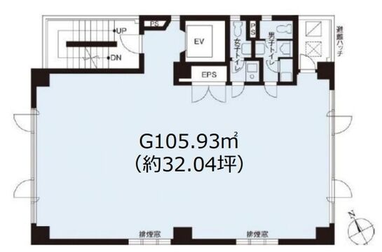 西新宿AIビル 2階 平面図