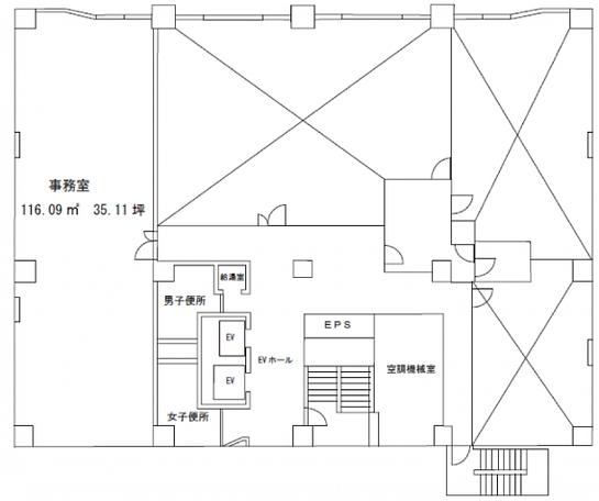 新栄ビル 10階 平面図