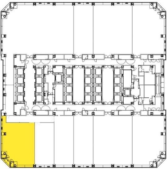 晴海アイランドトリトンスクエアオフィスタワーY棟 9階⑤ 平面図