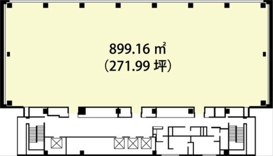 大崎ウィズタワー 5階BC 平面図