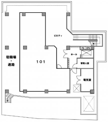 サンパークマンション本郷 1階101 平面図