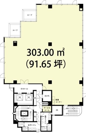 A-PLACE恵比寿東 5階 平面図