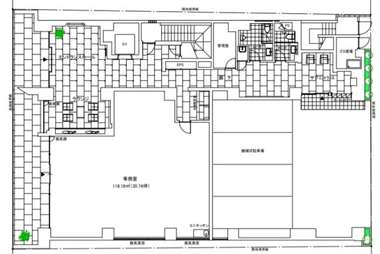 大森プラザビル（OHMORI PLAZA BUILDING） 1階 平面図