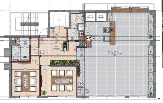 THE GATE 小伝馬町（旧：綱川ビル） 6階 平面図