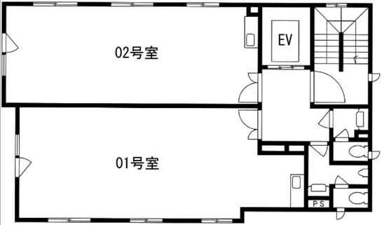 MTビル（新宿区） 3階301 平面図