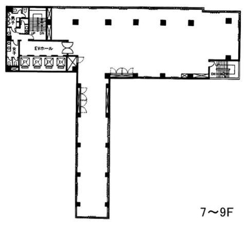 BR五反田 7階 平面図