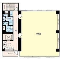 五洋芝浦ビル 8階 平面図