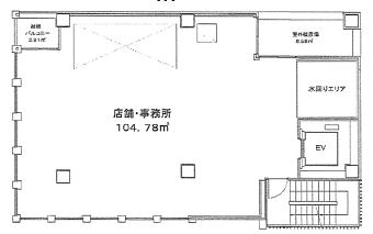 ULT目黒ビル 2階 平面図