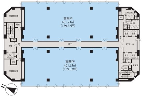 ビッグス新宿ビル（BYGS新宿） 9階 平面図