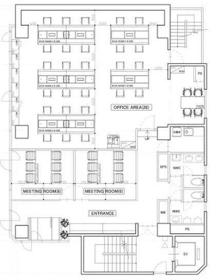 Y・S・Kビル（YSKビル） 8階 平面図