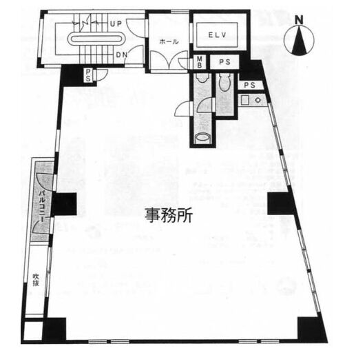 富士建LKビル 2階 平面図
