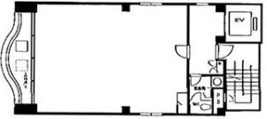 タイムビル-3 2階 平面図