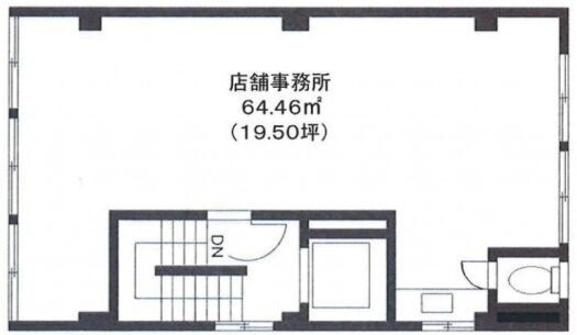 窪島ビル 2階 平面図