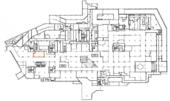 新宿パークタワー 地下1階 平面図