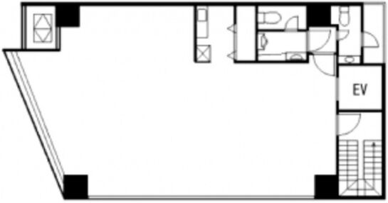 Nihonbashi OK Bldg(旧:人形町シティプラザ) 3階 平面図