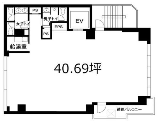 日宝秋葉原ビル 5階 平面図