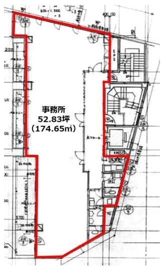 大和代々木ビル 5階 平面図