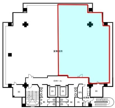 いちご西参道ビル 7階A 平面図