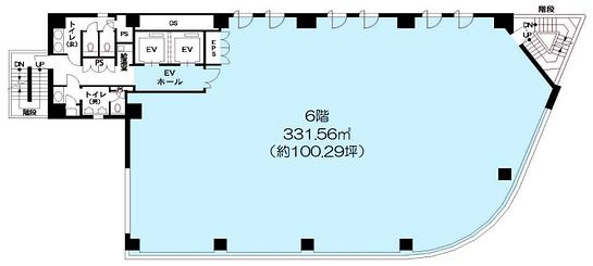 KDX池袋ビル 6階 平面図