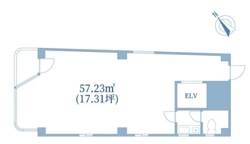 カワムラビル 3階 平面図