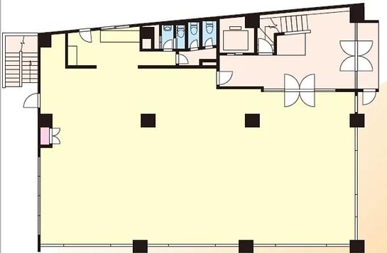 要町通信ビル 1階 平面図